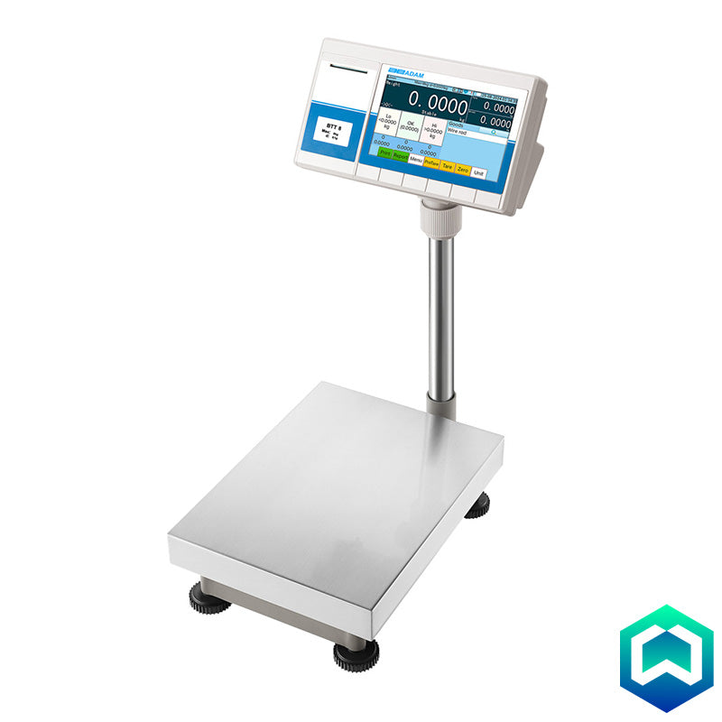 Adam Equipment BTT Touch-Screen Label Printing Scales - Left Facing