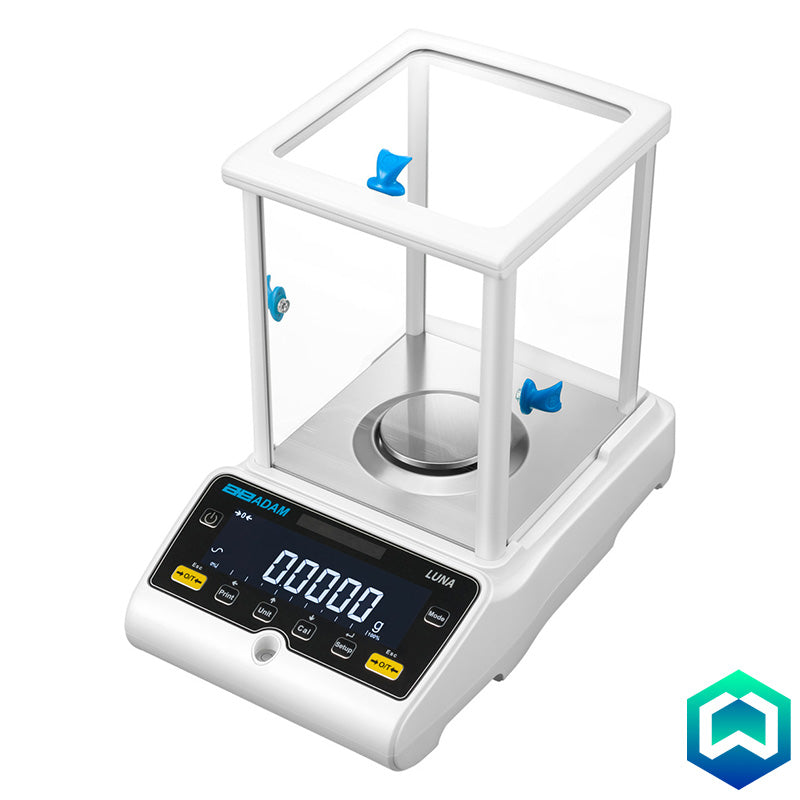 Adam Equipment Luna LAB Analytical Balances - Left Facing