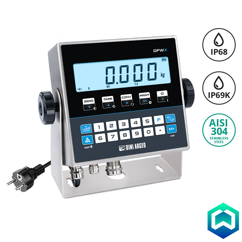 Dini Argeo DFWX IP68/IP69K Multifunctional Weight Indicator