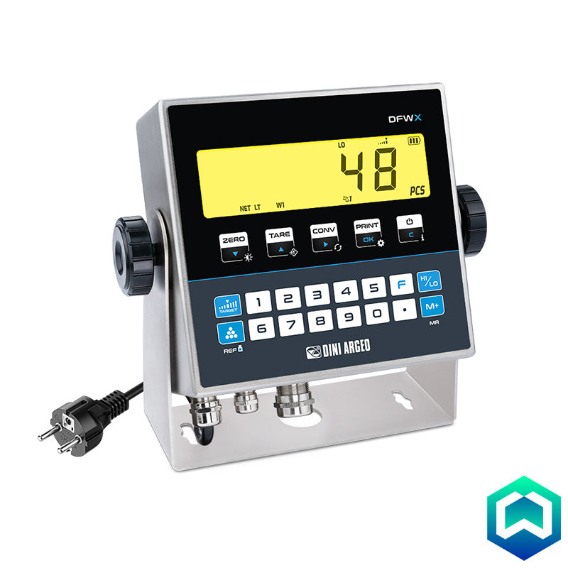 Dini Argeo DFWX IP68/IP69K Multifunctional Weight Indicator - LED Display