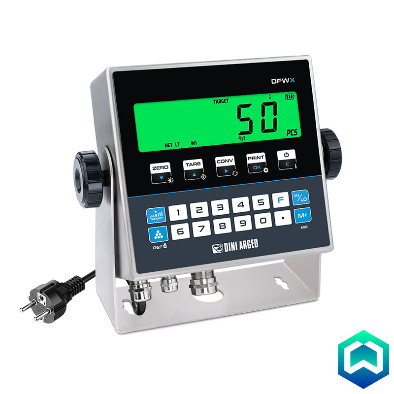 Dini Argeo DFWX IP68/IP69K Multifunctional Weight Indicator - LED Display