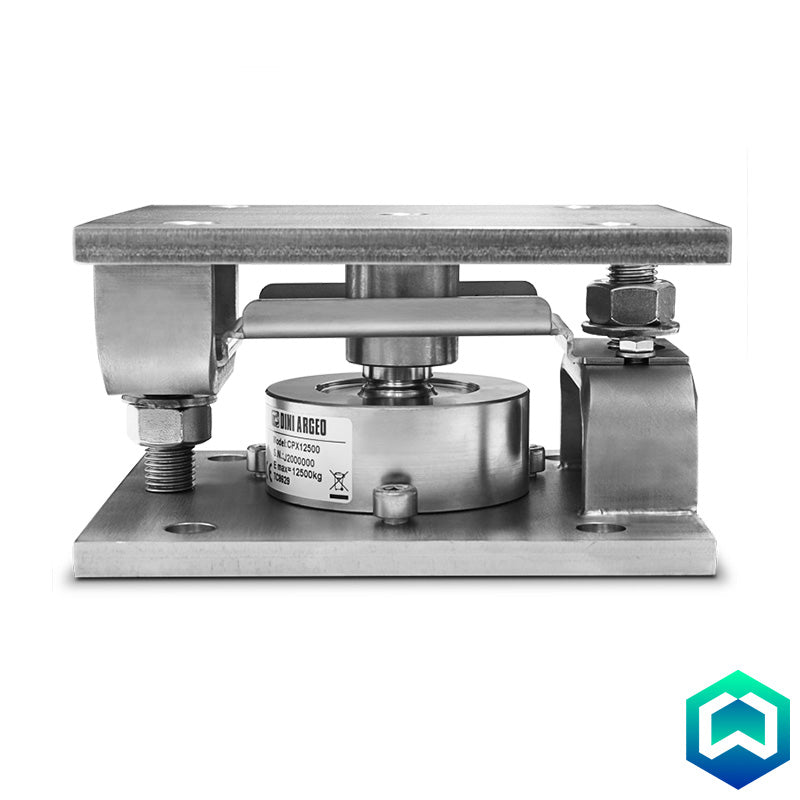 Dini Argeo KCPN Pro Stainless Steel Mounting Kit for CPX/CPA Compression Load Cells - Side