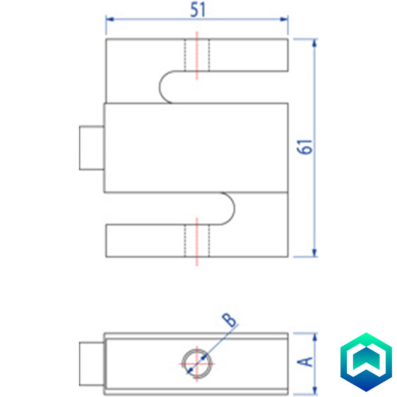 Dini Argeo STG Tension Load Cell - Diagram