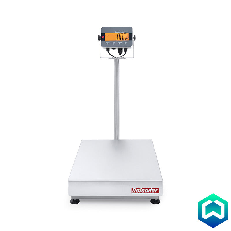 Ohaus - Defender 3000 Stainless Steel Column Mount Indicator - Front