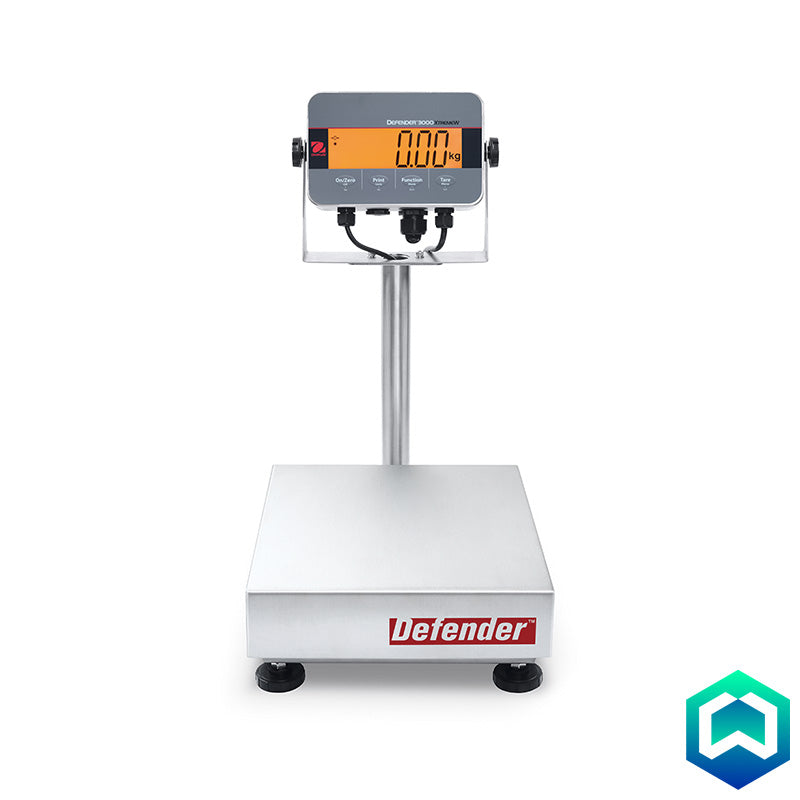 Ohaus - Defender 3000 Stainless Steel Column Mount Indicator - Front