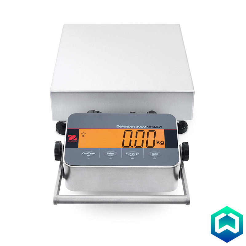 Ohaus - Defender 3000 Stainless Steel Front Mount Indicator - Front