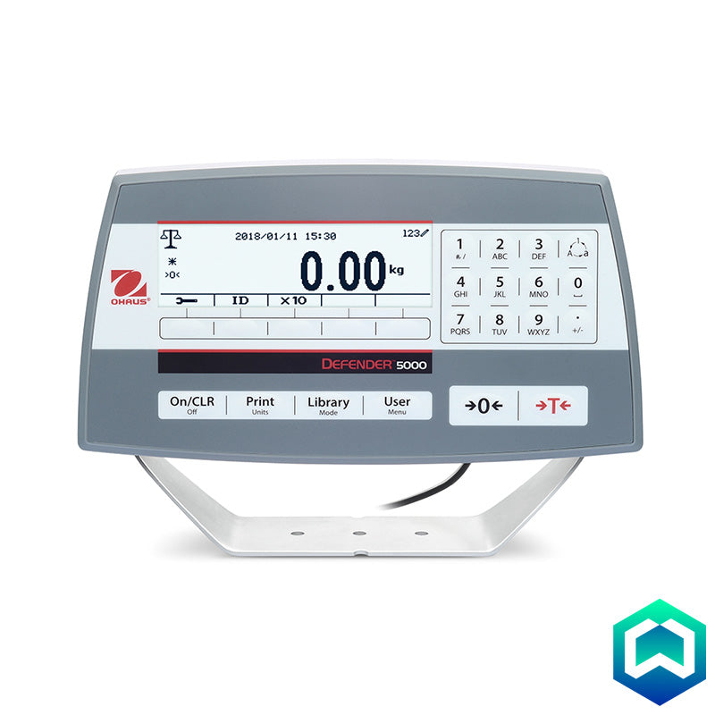Ohaus - Defender 5000 Column Mount Bench Scales - Indicator Front