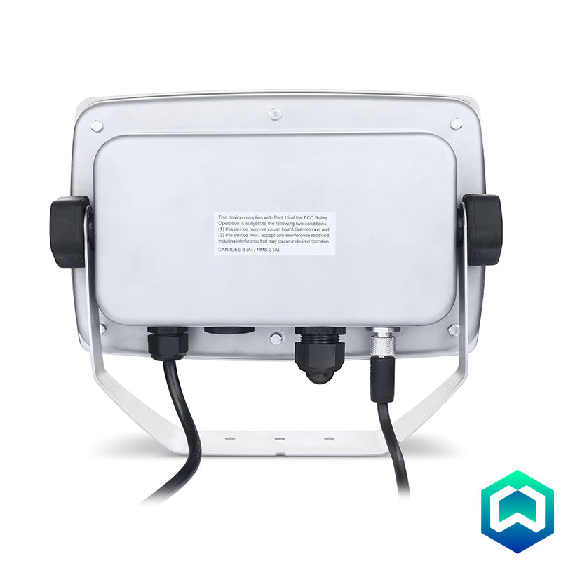 Ohaus - Defender 5000 Stainless Steel Column Mount Bench Scales -Indicator Back