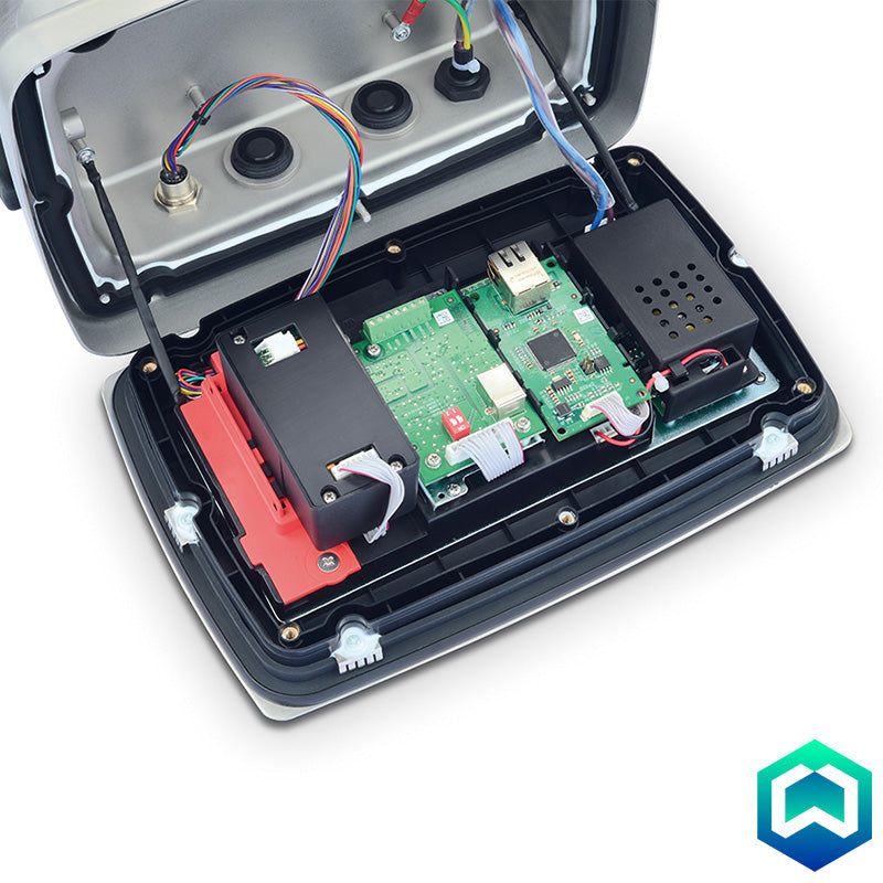 Ohaus - Defender 5000 Stainless Steel Column Mount Bench Scales -Indicator Batteries