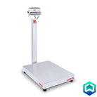 Ohaus - Defender 5000 Stainless Steel Column Mount Bench Scales -Angle