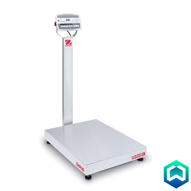 Ohaus - Defender 5000 Stainless Steel Column Mount Bench Scales -Angle