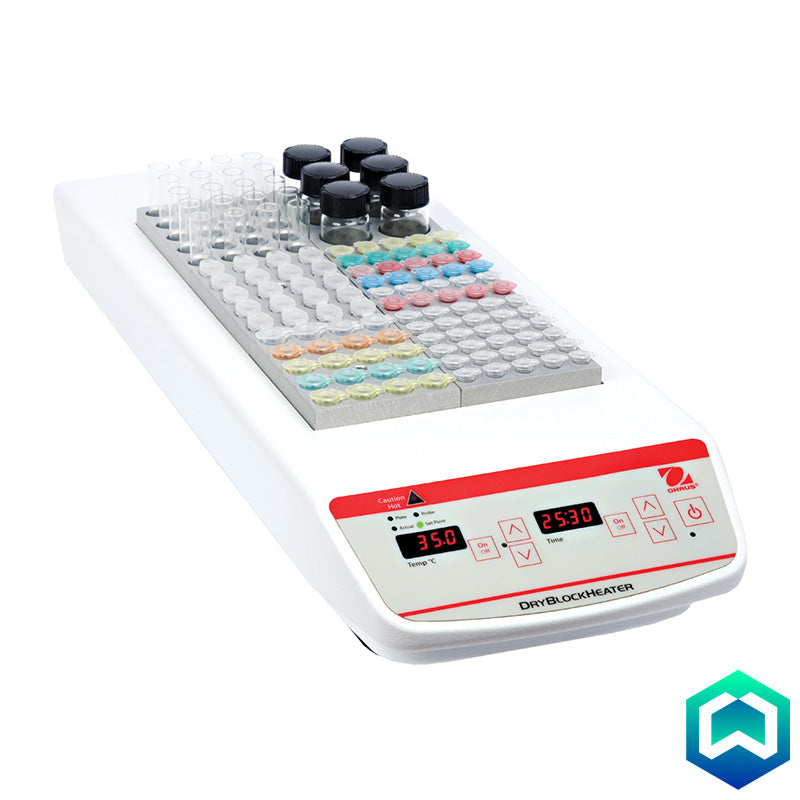 Ohaus - 6 Block Dry Block Heater - Digital Angle