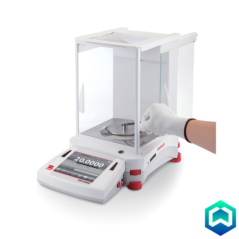 Ohaus - Explorer Analytical Precision Balance - Action