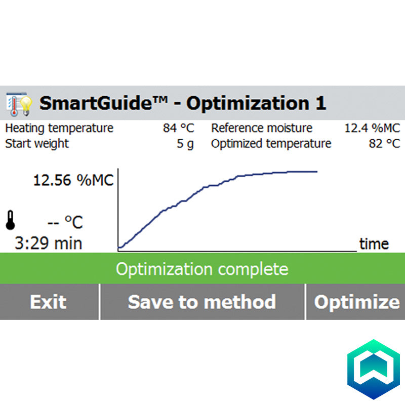 Ohaus - MB120 Moisture Analyser - Interface