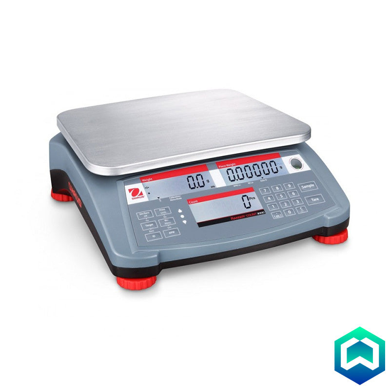 Ohaus - Ranger Count 3000 Bench Scales - Angle