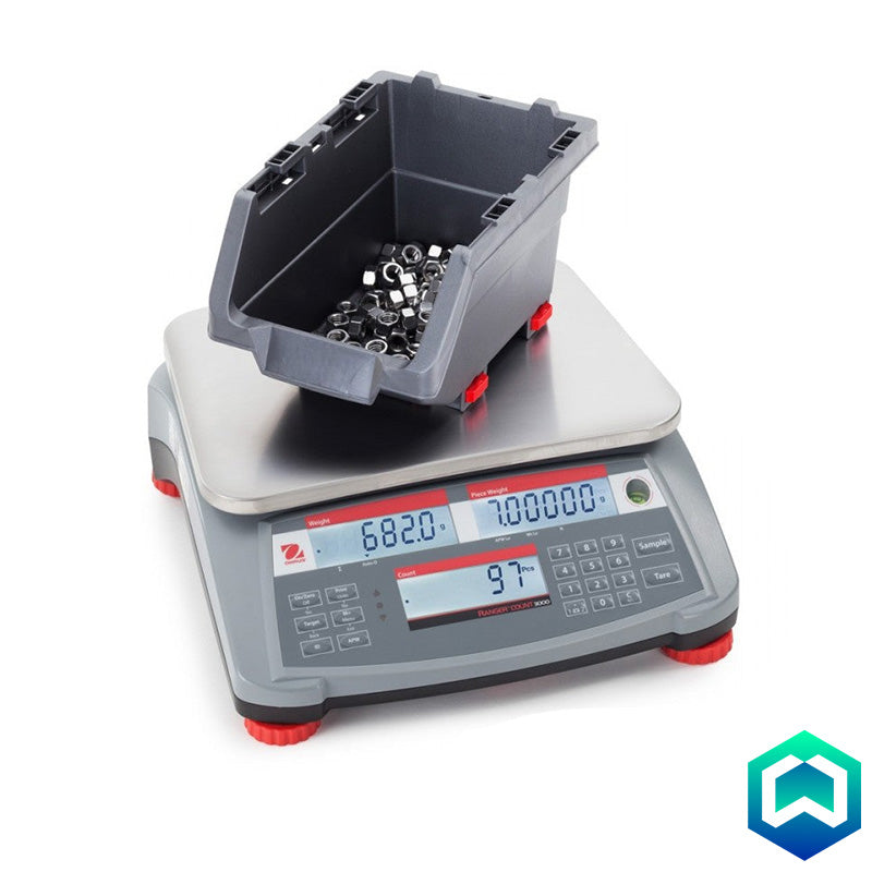Ohaus - Ranger Count 3000 Bench Scales - Action