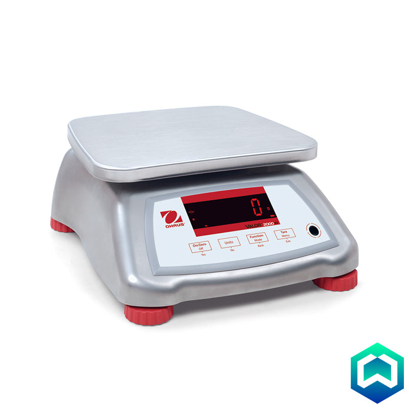Ohaus - Valor 2000 Stainless Steel Bench Scales - Angle