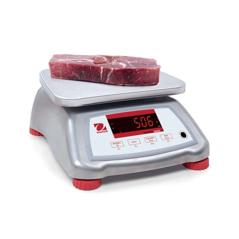Ohaus - Valor 2000 Stainless Steel Bench Scales - Action