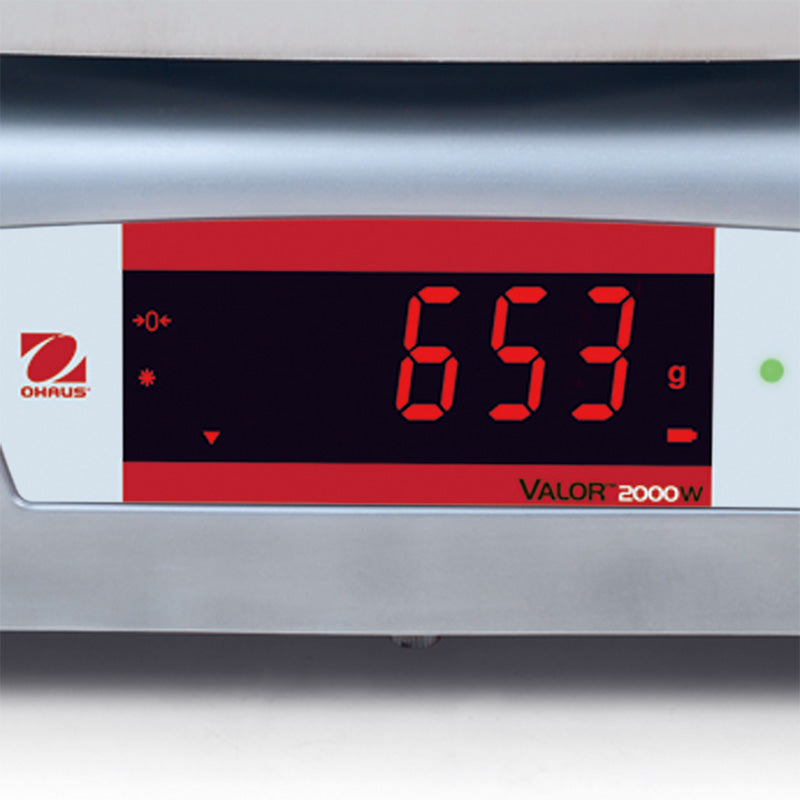 Ohaus - Valor 2000 Stainless Steel Bench Scales - Detail