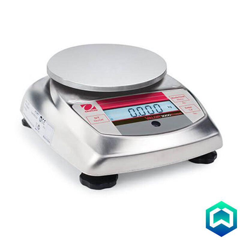 Ohaus - Valor 300 Bench Scales - Angle round pan