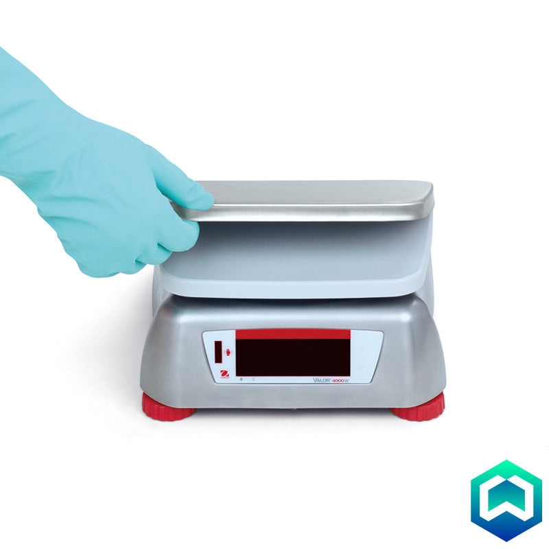 Ohaus - Valor 4000 Stainless Steel Bench Scales - Action