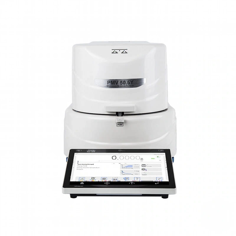 White pmv 50.5y microclimate analyzer with touchscreen display