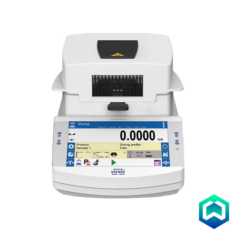 Radwag MA X7.A Moisture Analyser - Display
