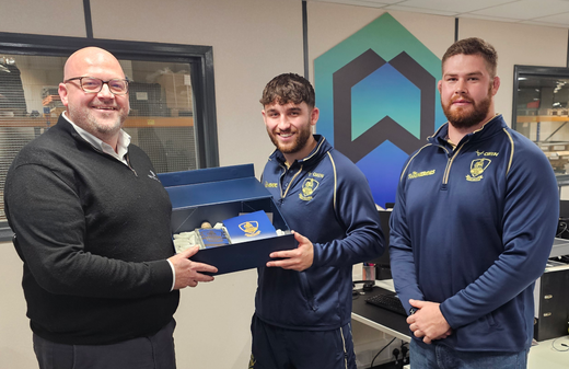 Club partner WOMAG ‘weighs in’ with Coventry Rugby players