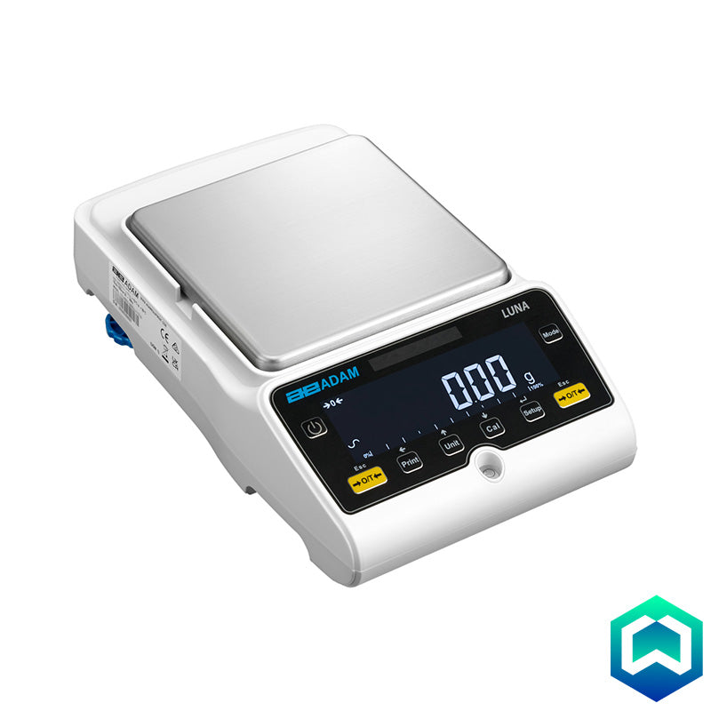 Adam Equipment Luna LTB/LBB Toploading Lab Balances - Right Facing
