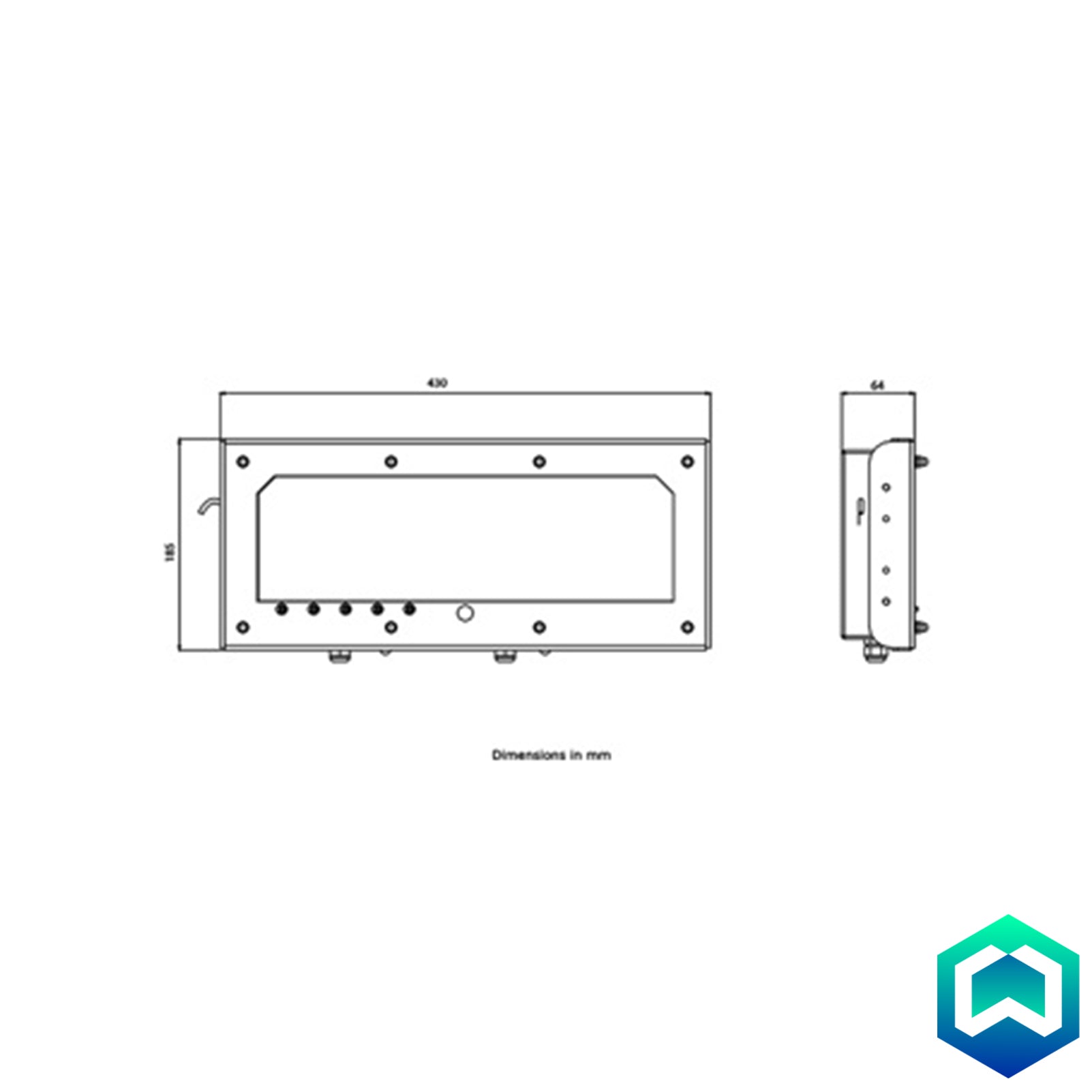 Dini Argeo DGT100 Universal Repeater - Diagram