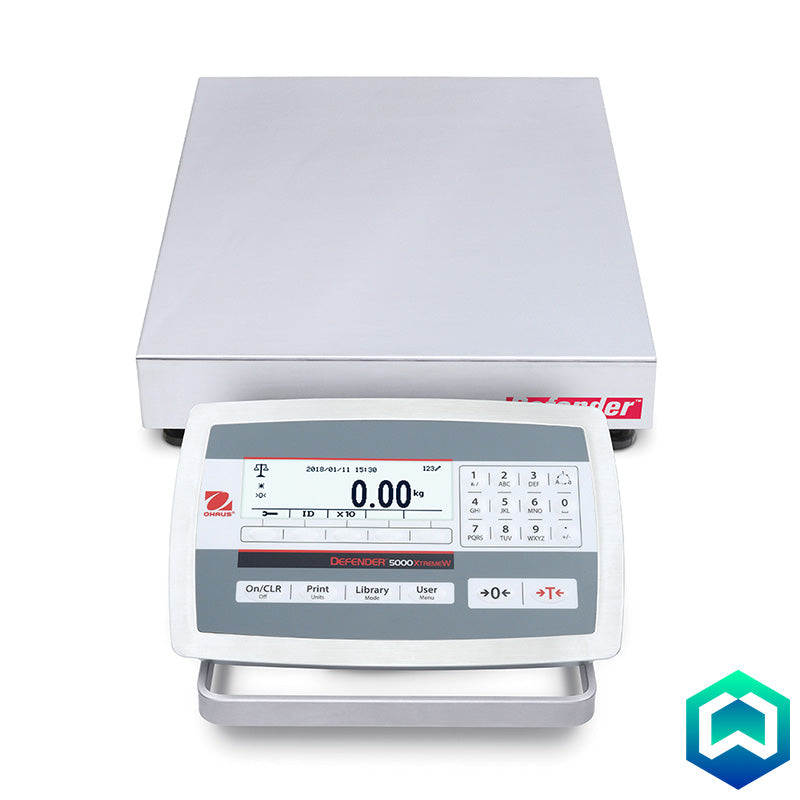 Ohaus - Defender 5000 Stainless Steel Front Mount Bench Scales - Front