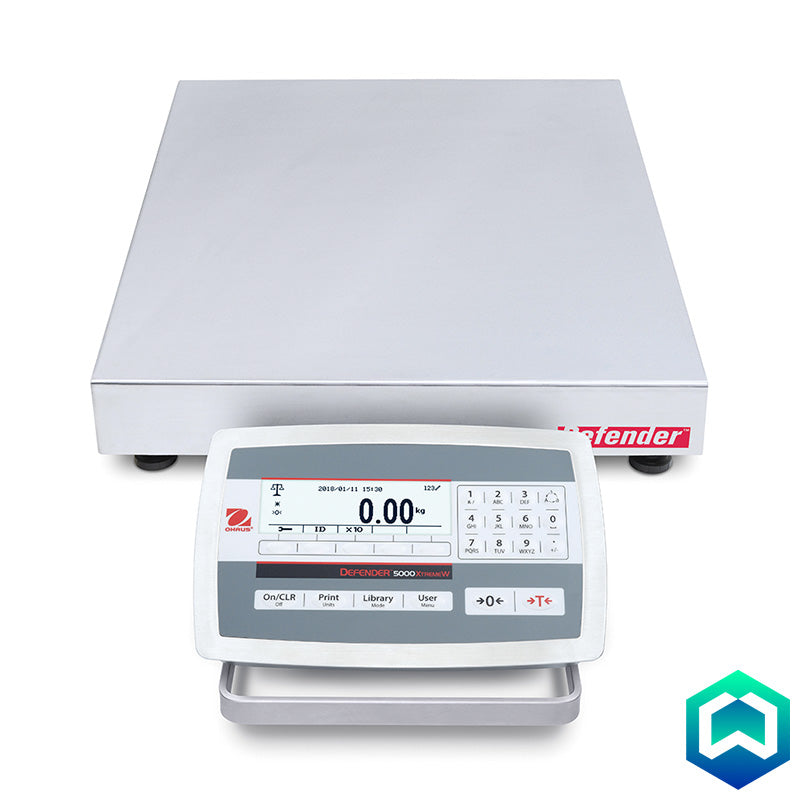 Ohaus - Defender 5000 Stainless Steel Front Mount Bench Scales - Front