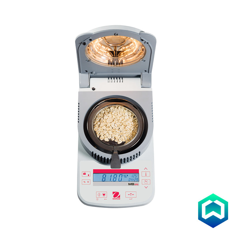 Ohaus - MB25 Moisture Analyser - Open Lid